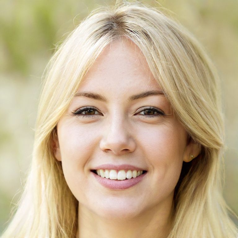 A high quality headshot of a woman for her dating app profile